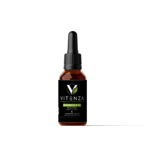 Vitamin D3 + K2 - 1.700 Tropfen (1.000 I.E.) - 50ml